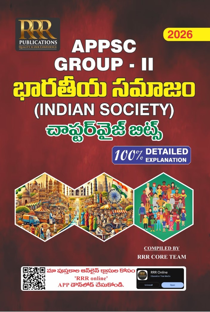 RRR PUBLICATIONS APPSC GROUP-2 SOCIOLOGY CHAPTERWISE PREVIOUS BITS